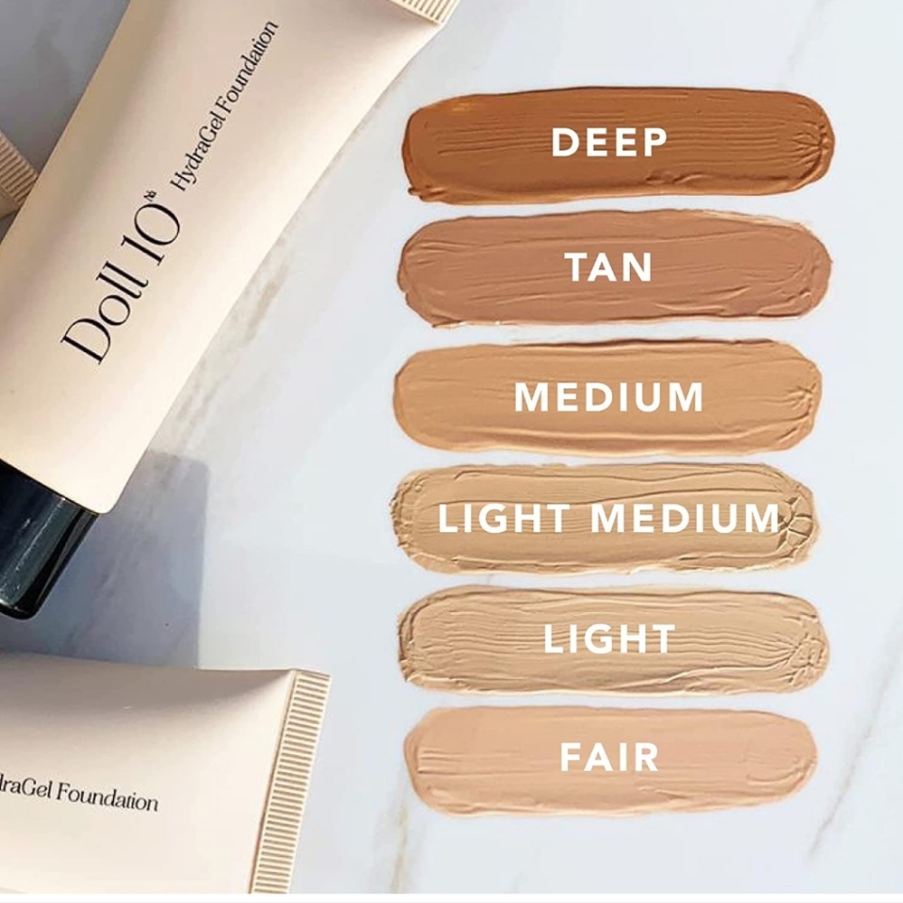 NEW!! DOLL 10 HYDRA GEL FOUNDATION, Various 1 Oz - Picture 5 of 5